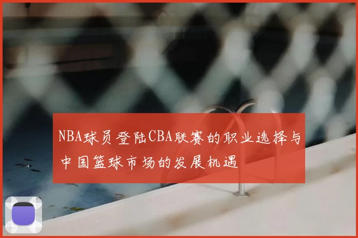 NBA球员登陆CBA联赛的职业选择与中国篮球市场的发展机遇