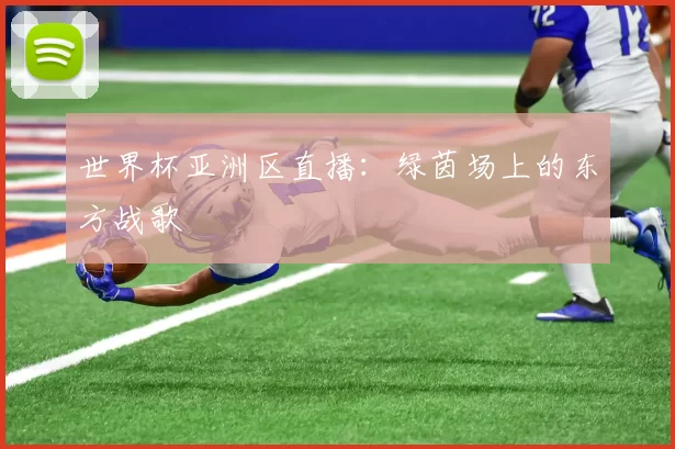 世界杯亚洲区直播:绿茵场上的东方战歌