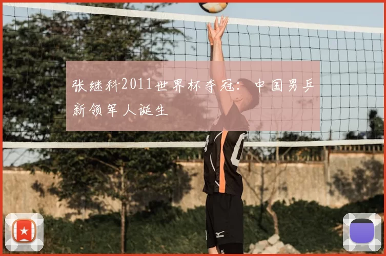张继科2011世界杯夺冠:中国男乒新领军人诞生