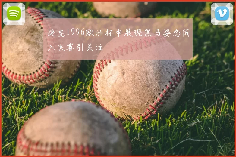 捷克1996欧洲杯中展现黑马姿态闯入决赛引关注