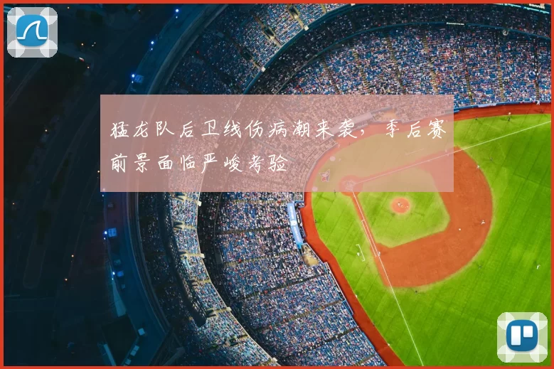 猛龙队后卫线伤病潮来袭，季后赛前景面临严峻考验