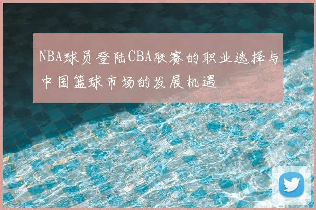 NBA球员登陆CBA联赛的职业选择与中国篮球市场的发展机遇